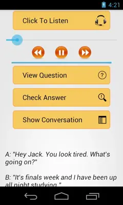 Listen English Conversation android App screenshot 7